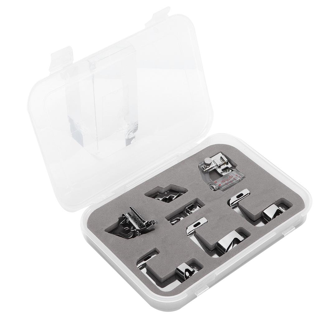 Набор из 7 прижимных лапок для домашнего использования, многофункциональный, подходит для большинства бытовых швейных машин.