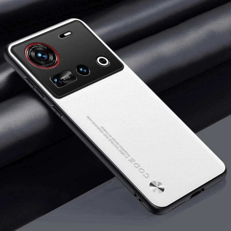 Для Nubia Z70 Ultra 5G Чехол Роскошный чехол для телефона из искусственной кожи Для ZTE Nubia Z70 Ultra Задняя крышка Силиконовый Противоударный Полная защита