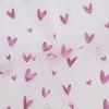 Artoid Mode Pink Heart Gauze Table Runner 120 Inch 10FT,Glitter Metallic Foil Valentine’s Day Sheer Dining Anniversary Wedding Table Decor for Home