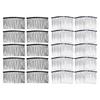 10pack Metal Bridal Wedding Comb Slide Bun Holder Headpieces Clips Grips for Elegant Wedding Accessories