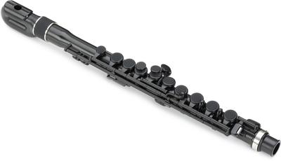 Пластиковая флейта NUVO jFlute, C, N220JFBK 2.0, Клапанная, Черный/Черный, [В комплекте полужесткий кейс]