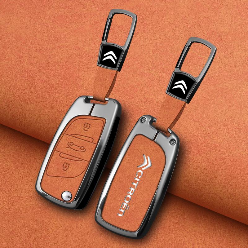 DBGO4 Car Flip Key Case Cover Shell Fob Key For Citroen C1 C2 C4 C5 C3 C4L C8 Berlingo Xsara Picasso C-ELYSEE JUMPY NEMO Accessories