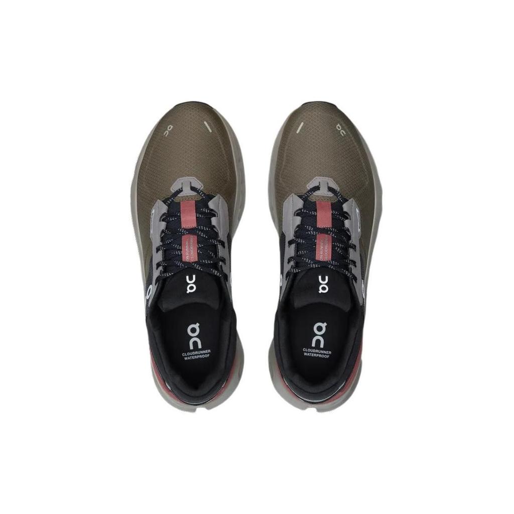 ON Cloudrunner 2 Водонепроницаемые мужские кроссовки оливкового красного дерева, зеленые 3ME10152131