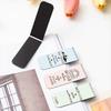 5 Pcs/Set Flower Pattern Annotated Bookmarks  for Reading, Annotation, and Gift