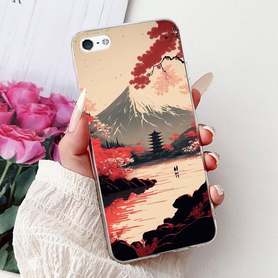 Для Apple iPhone 5 5S Чехол iPhoneSE Роскошный Чехол с Рисунком Цветов Мягкий Силиконовый Чехол для Телефона Для iPhone SE 2020 2022 iPhone5 Fundas