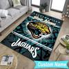 Custom NameJacksonville Team Spirit Carpet, Indoor Rug, Chair Rug, Living Rooms, Doormat Made From Polyester Home Decor Birthday Christmas Gifts