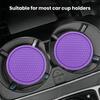 2 шт. автомобильные подставки для чашек, сплошной цвет, нескользящий дизайн, износостойкие, термостойкие, легко носить