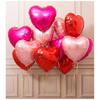 [Balloon Shop] Heart Large Aluminum Balloon 45cm for Weddings, Birthdays, Stores, Adults, Fashionable Photography, Christmas, Surprise Decorations, Gi