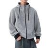 Men's 2025 Spring/Autumn Trendy Versatile Plus-Size Korean Style Hooded Jacket