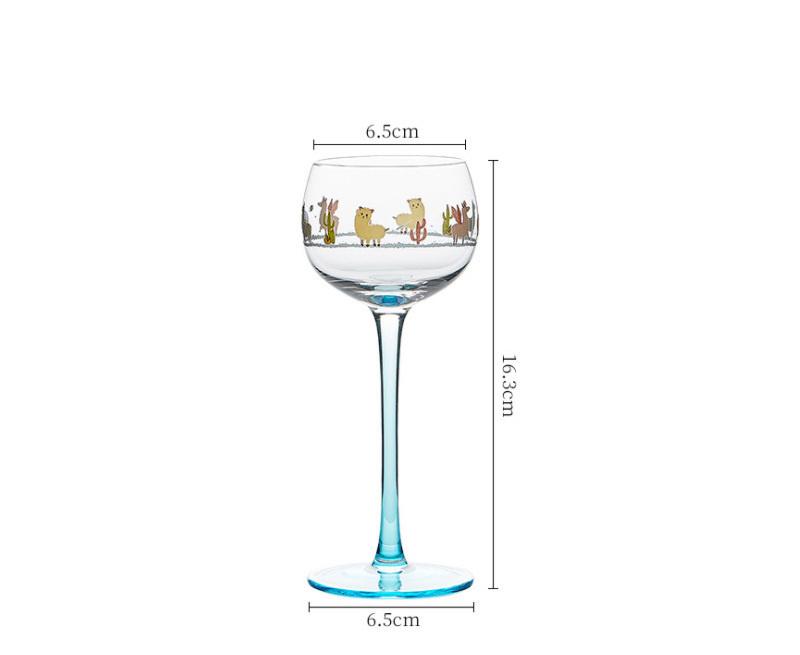 150 мл Эльзасский бокал для вина, экзотическая хрустальная чашка для питья, милая кукла-лилипут, кавайный бокал для коктейля, винтажный бокал для красного вина