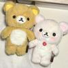20 см Милая Плюшевая Игрушка Рилаккума Корилаккума Японский Стиль Коричнево-Белый Медведь Набивные Животные Очаровательный Подарок на День Рождения для Девочки