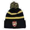 Arsenal FC Cannon Striped Bobble Beanie