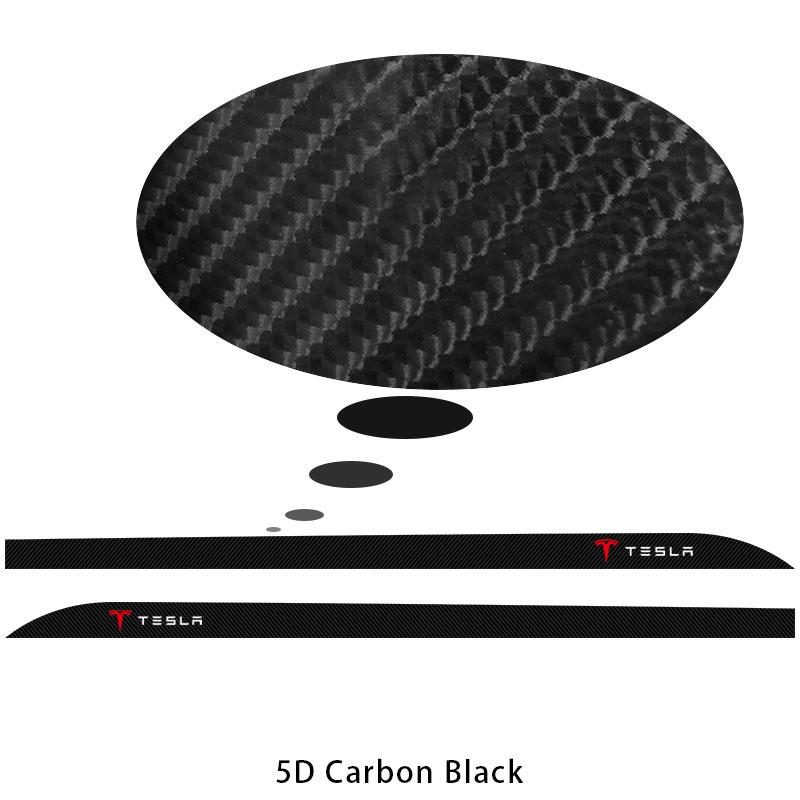 2 шт. Накладки на пороги боковых юбок автомобиля Защита кузова из углеродного волокна 3D наклейка Для Tesla Model S Model X Model Y Cybertruck Model 3 Model Y