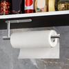 Wall Mounted Paper Towel Holder Rustproof Simple Installation Self Adhesive Paper