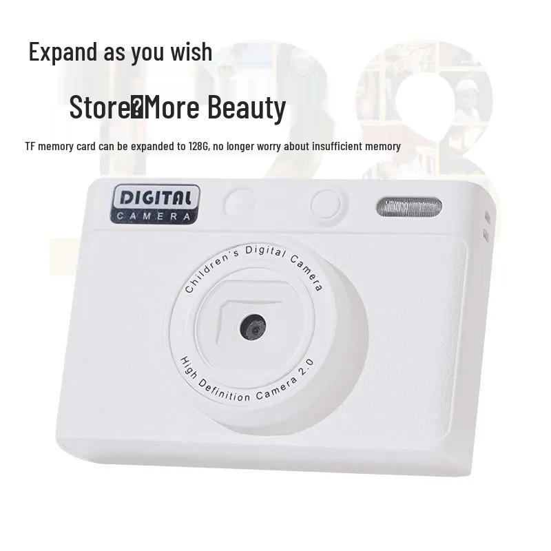 Retro 50MP High-Definition Portable CCD Digital Camera with Self-Timer for Students and Travel