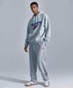 Reebok Большие векторные свободные спортивные штаны - Серые