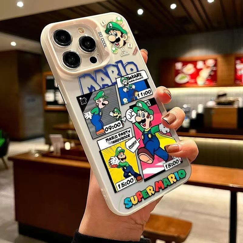 Popular Super Mario PDD gaming phone case for iPhone 16 Pro Max and iPhone 15