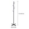 Free-Standing Clothes and Hats Rack Tree-shaped Clothes Rack Metal Coat Rack
