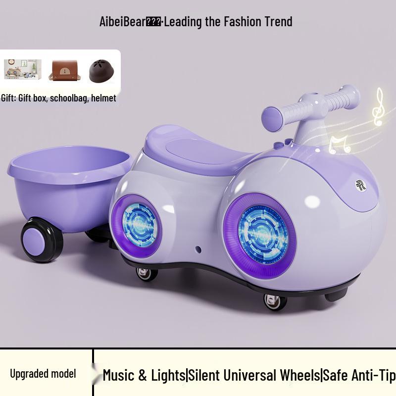 Одобренные знаменитостями детские ходунки и беговел: Бесшумная, противоударная машина-твист для детей в возрасте 1-3 лет