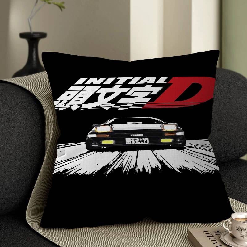 Initial D AE JDM CAR Персонализированная наволочка Детская спальня Декор для дикой вечеринки Наволочка для ребенка Подарок на День рождения