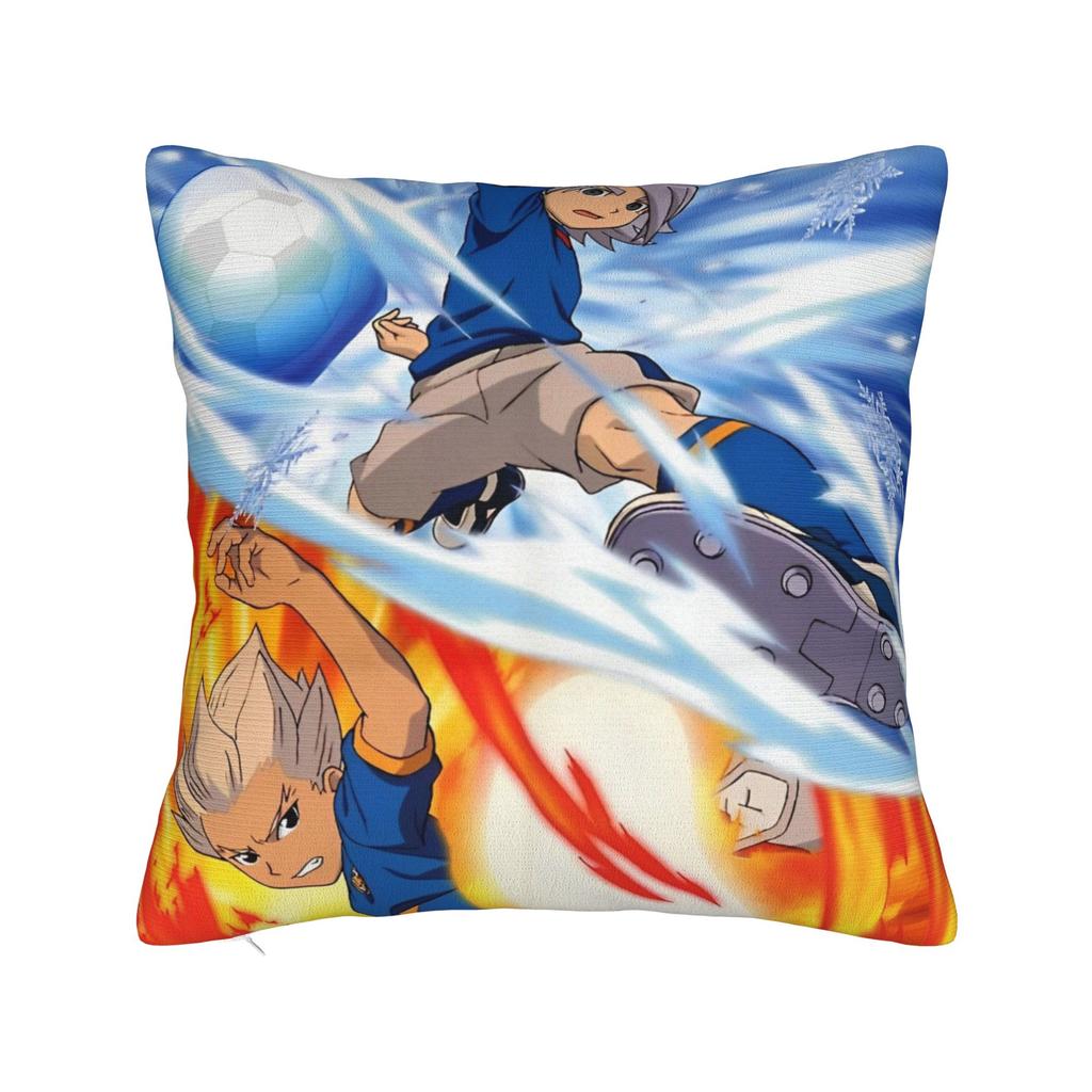 Inazuma Eleven Anime Game Pillowcase Soft Polyester Cushion Cover Gift RPG Cartoon Throw Pillow Case Cover Sofa Square