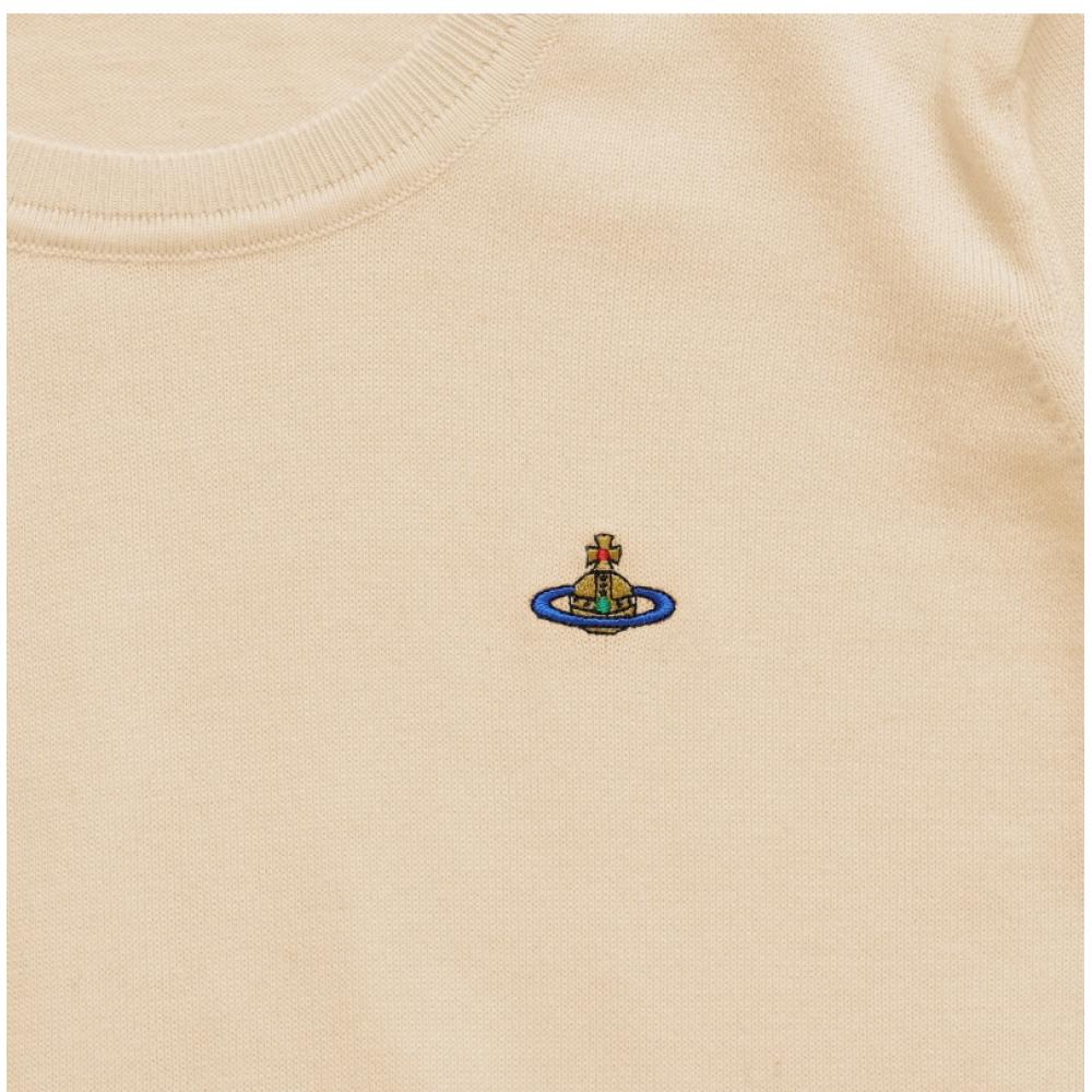 Vivienne WeStwood 1803002S Y001v A408 Джемпер женский вязаный с вышивкой логотипа Bear Orb