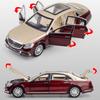 1:24 Игрушечные миниатюрные модели автомобилей Gls600 Сплав Литье под давлением Звук Свет 6 дверей открываются Оттянуть Напоминание Модели транспортных средств Для мальчиков Подарки