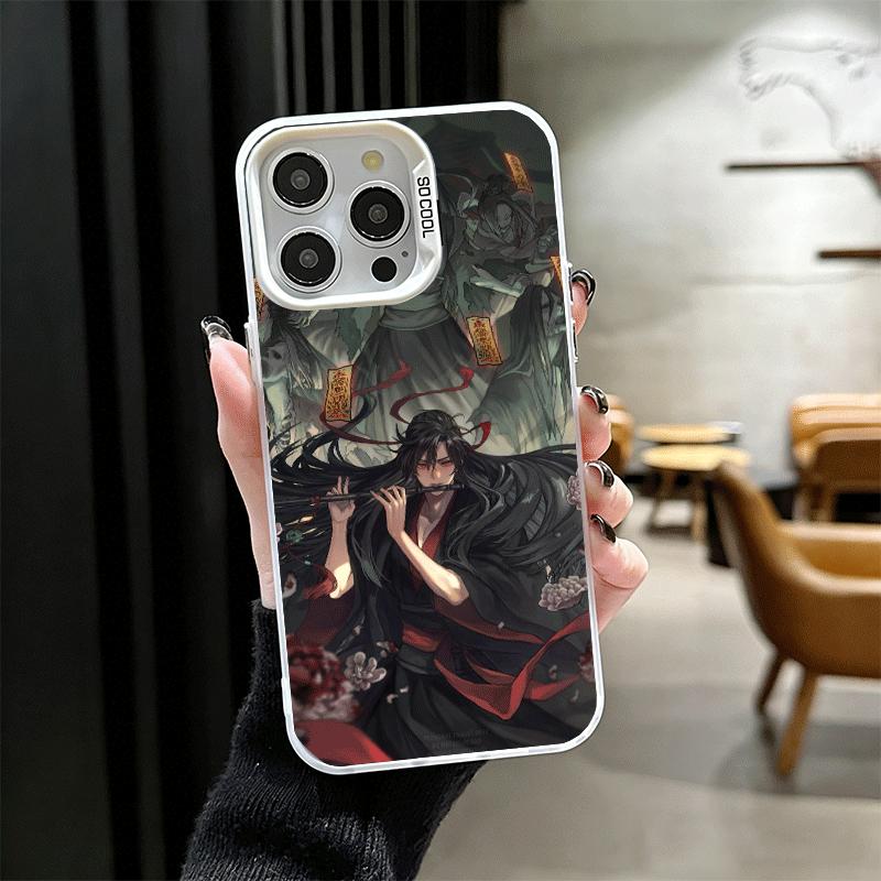Аниме Чехол для телефона Mo Dao Zu Shi Мягкий для iPhone 15 16 17 Pro Max 17Air 16E 14 Plus 13 12 Mini Ударопрочный Задняя крышка