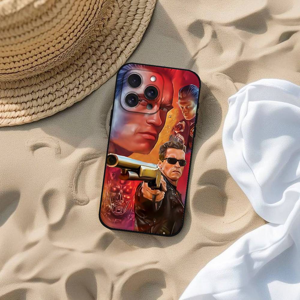 Чехол для телефона Арнольд Шварценеггер Терминатор Для iPhone 17 16 15 14 13 12 11 PRO MAX PLUS Mini ТПУ Мягкий Приятный для кожи Чехол