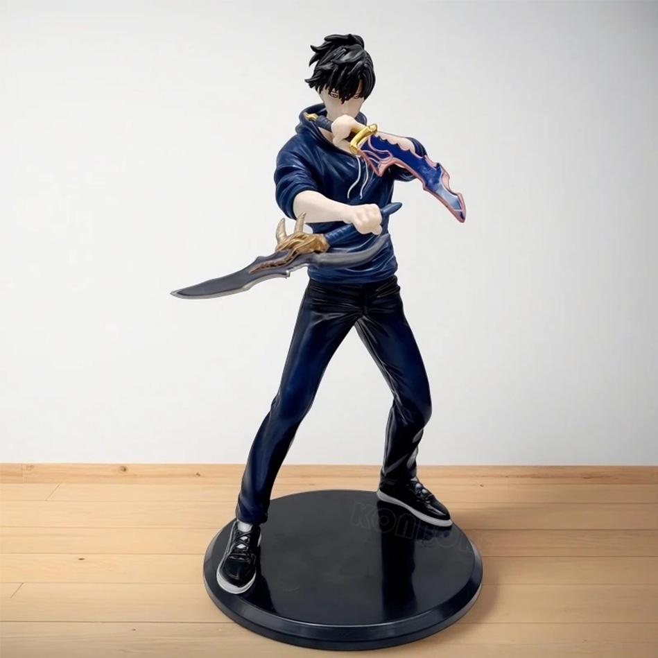 Поднятие уровня в одиночку 21 см Экшн-фигурка ПВХ Коллекционная модель Аниме Дисплей Мерч