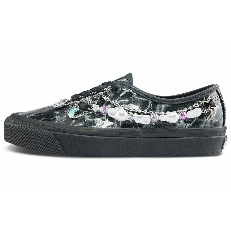 Vans Style 44 Crystal Chain Low-Top Skate Shoes Unisex Sneakers Black VN0A7Q5CBPL