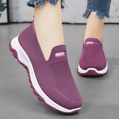 Женская весенняя обувь, дышащая повседневная обувь на мягкой подошве на плоской подошве