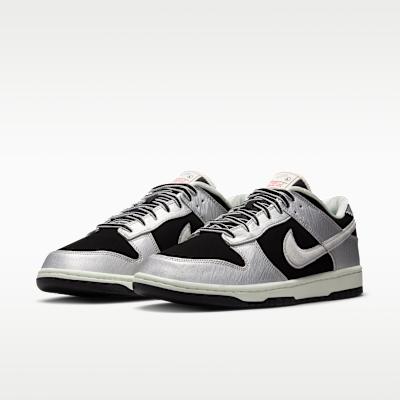 Мужские кроссовки Nike Dunk Low Retro 'Metallic Silver Black Sail'