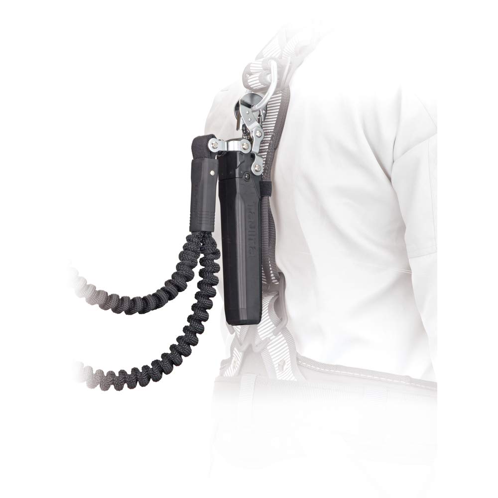 Tajima Новый стандартный страховочный пояс Тип сильфона двойной строп для привязи Эластичная веревка типа сильфона укорачивается, когда не используется Закаленная сталь с твердым замком