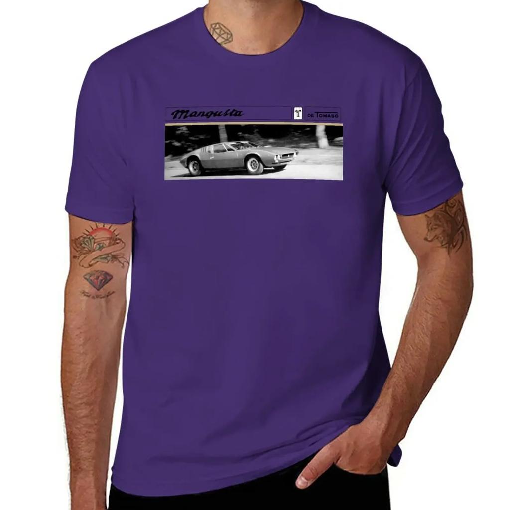 DE TOMASO MANGUSTA T-Shirt quick-drying tops summer clothes designer t shirt men