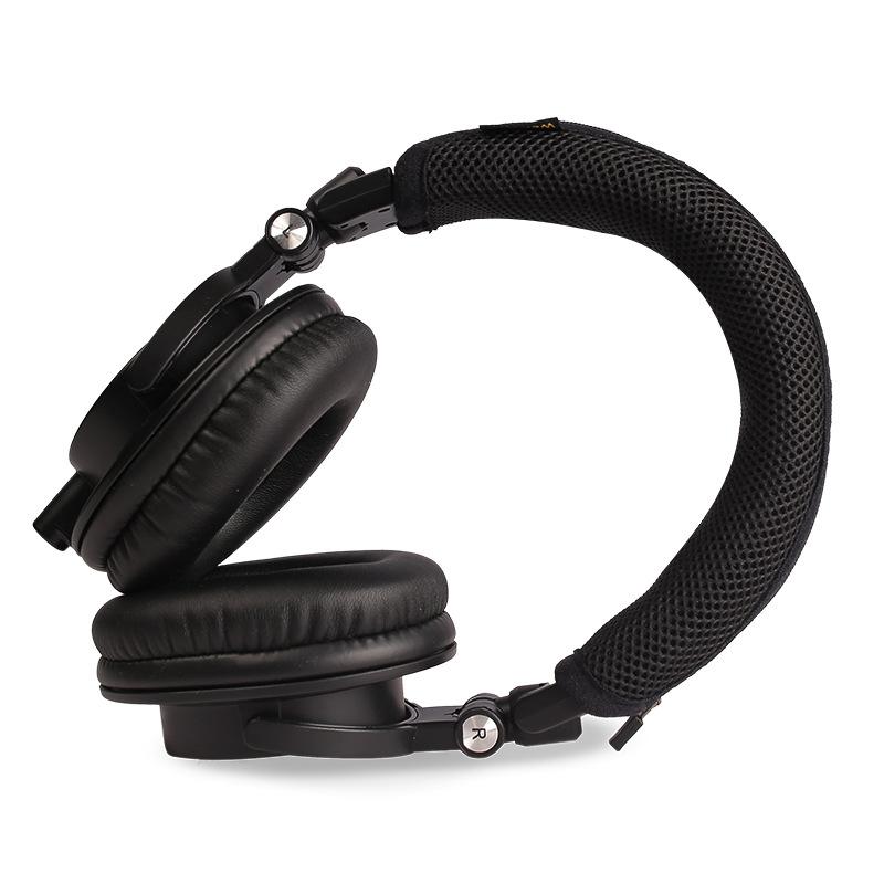 Headphone Head Beam Cover For Audio-Technica ATH-M50X Earphone Zipper knitted fabric headband protective cover Advanced feeling