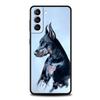 Чехол для телефона с изображением добермана для Samsung Galaxy S26 S25 S24 S23 S22 S20 S21 FE Ultra S25 Edge Plus 5G Мягкий ТПУ Чехол Fundas Capas Сумка