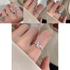 Trendy Womens Adjustable Heart Shaped Cloud Ring Unique Copper Fashion Jewelry