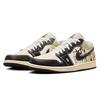 Jordan Air Jordan 1 Винтажные Баскетбольные Кроссовки Мужские Низкие Бежевый/Черный HQ3437-101(Команда56-)