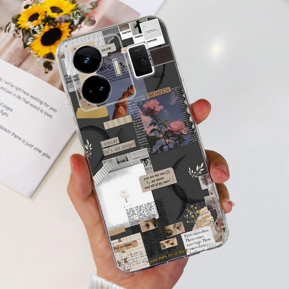 Для Realme GT3 RMX3709 Крутой Мультяшный Чехол-Дракон Для Realme GT 3 GT3 240W 5G Мягкие Силиконовые TPU Чехлы