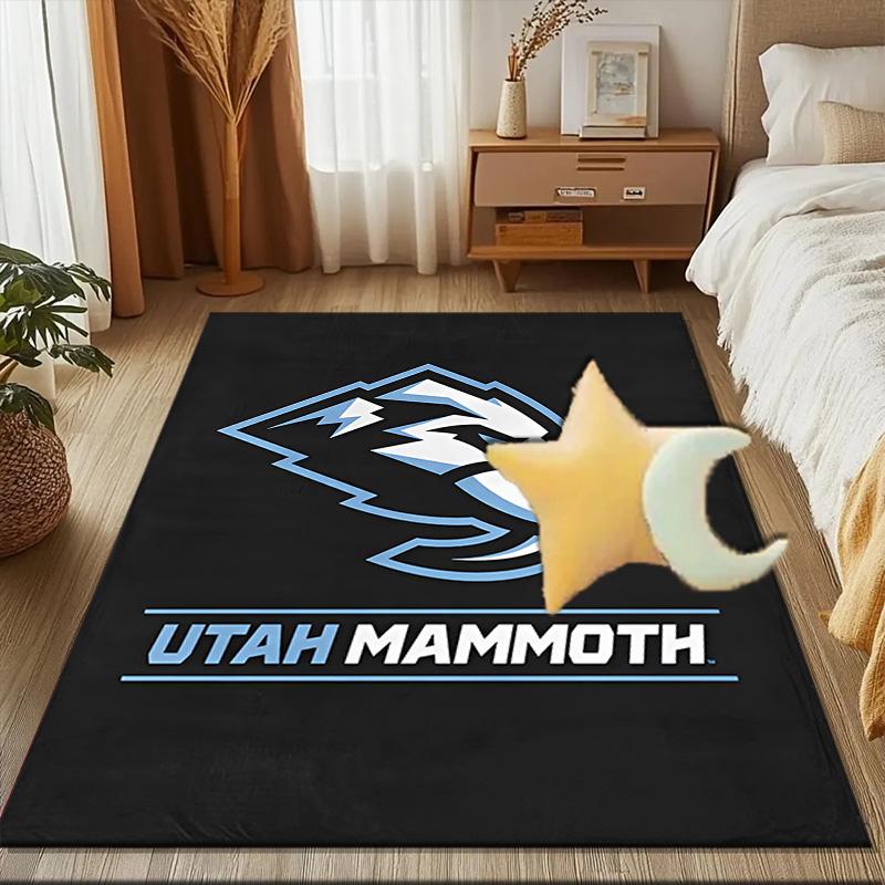 Mammoth Hockey Floor Mat for Living Room, Game Rooms, Office, Bedroom, Office Floor Mat Playful Design, Christmas fan gifts