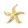 1 Piece Seahorse Animal Shell 3D Charms 304 Stainless Steel Ocean Jewelry Pendants 18K Real Gold Plated Pendant for DIY Jewelry