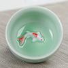 Porcelain Celadon Fish Teacup Chinese Tea Cup Set Teapot Drinkware Ceramic China Kung Fu Tea Set Ceramic Cup Chinese Gift