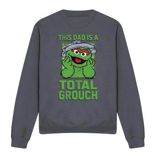 Sesame Street Unisex Adult This Dad Is A Total Oscar The Grouch Sweatshirt