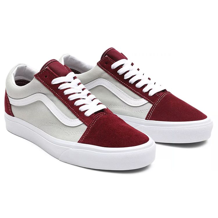 Vans Old Skool Classic Sport - Port Royale Mineral Grey Unisex Sneakers Red VN0A3WKT4PR