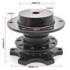 Universal Racing Aluminum Steering Wheel Quick Release Hub Kit Wheel Hub Adapter For 6 Hole Steering Wheel Hub