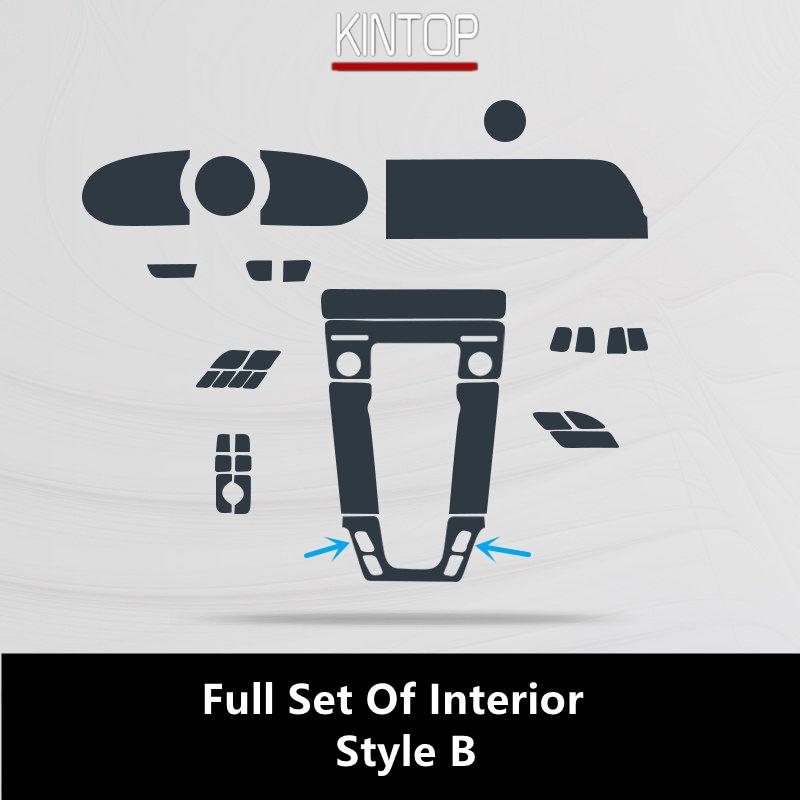 For PORSCHE 911 19-22 992 Car Interior Center Console Transparent TPU Protective Film Anti-scratch Repair FilmAccessories Refit