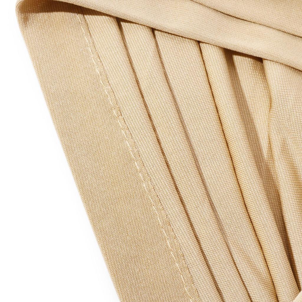 Women's Suede Solid Color Long-Tailed Beanie Hat for Autumn and Winter