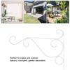 Iron Plant Hanger Wall Hanging Bracket Flower Hook for Home Garden Decoration 25*21cm