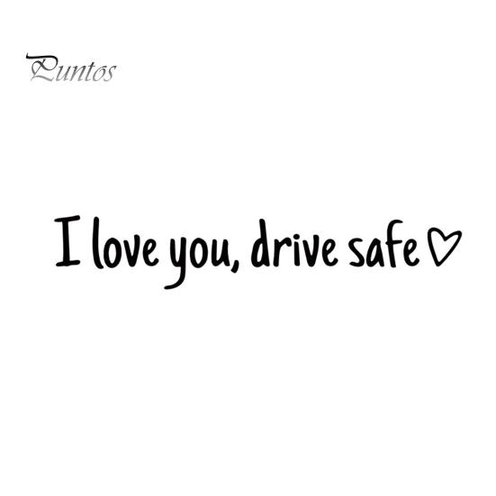 Наклейки I Love You Drive Safe на зеркало заднего вида виниловая наклейка для женщин водонепроницаемая декоративная наклейка на автомобиль аксессуары для автомобиля